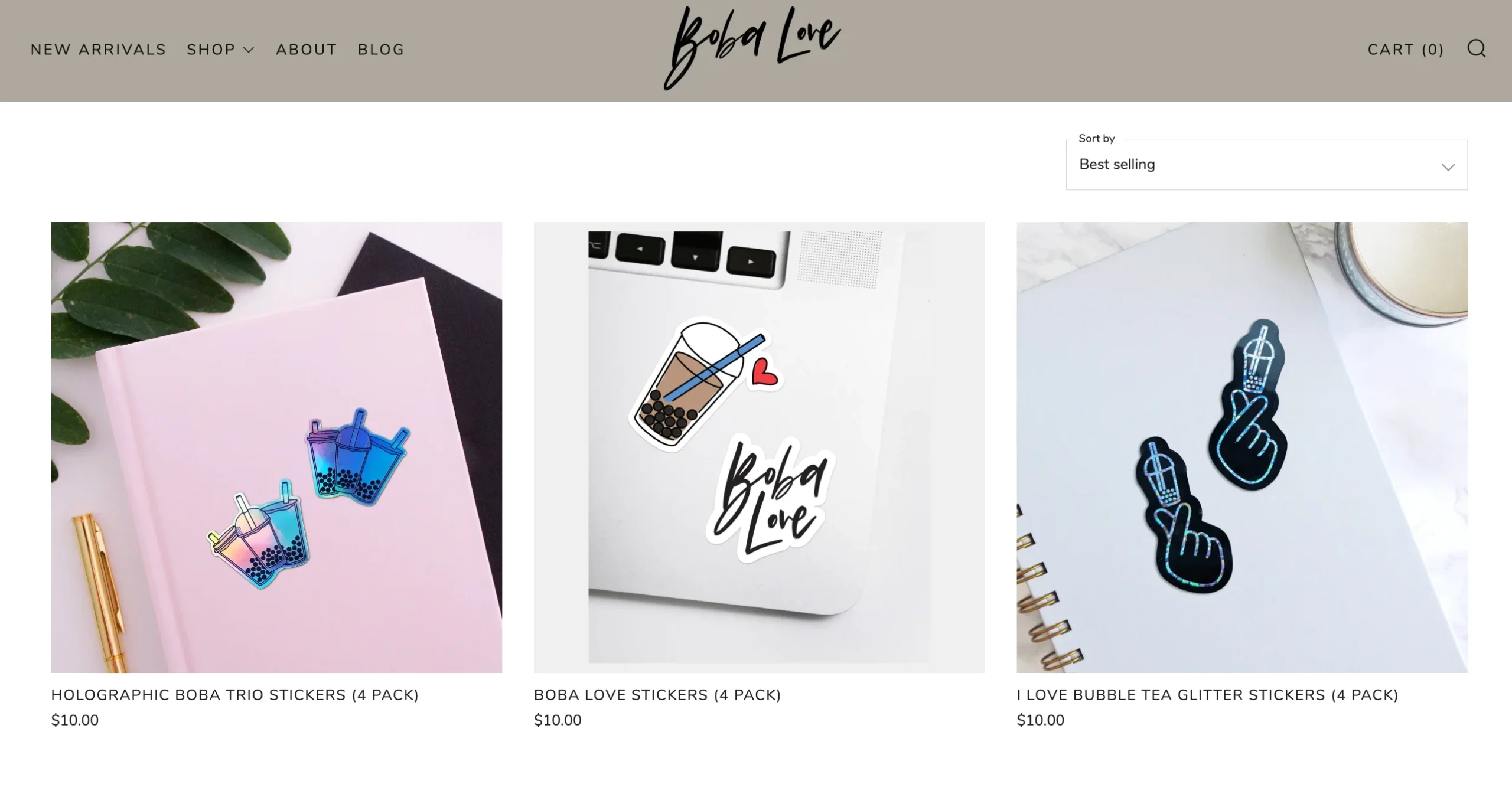 boba-love-homepage-design